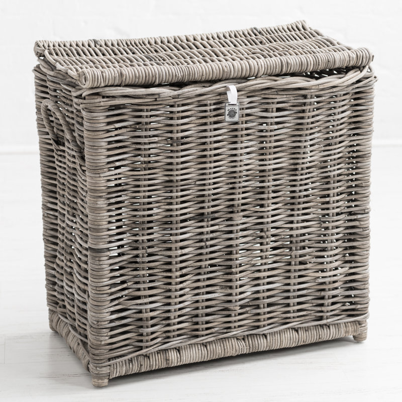 The Twillery Co.™ Wicker Laundry Hamper & Reviews Wayfair